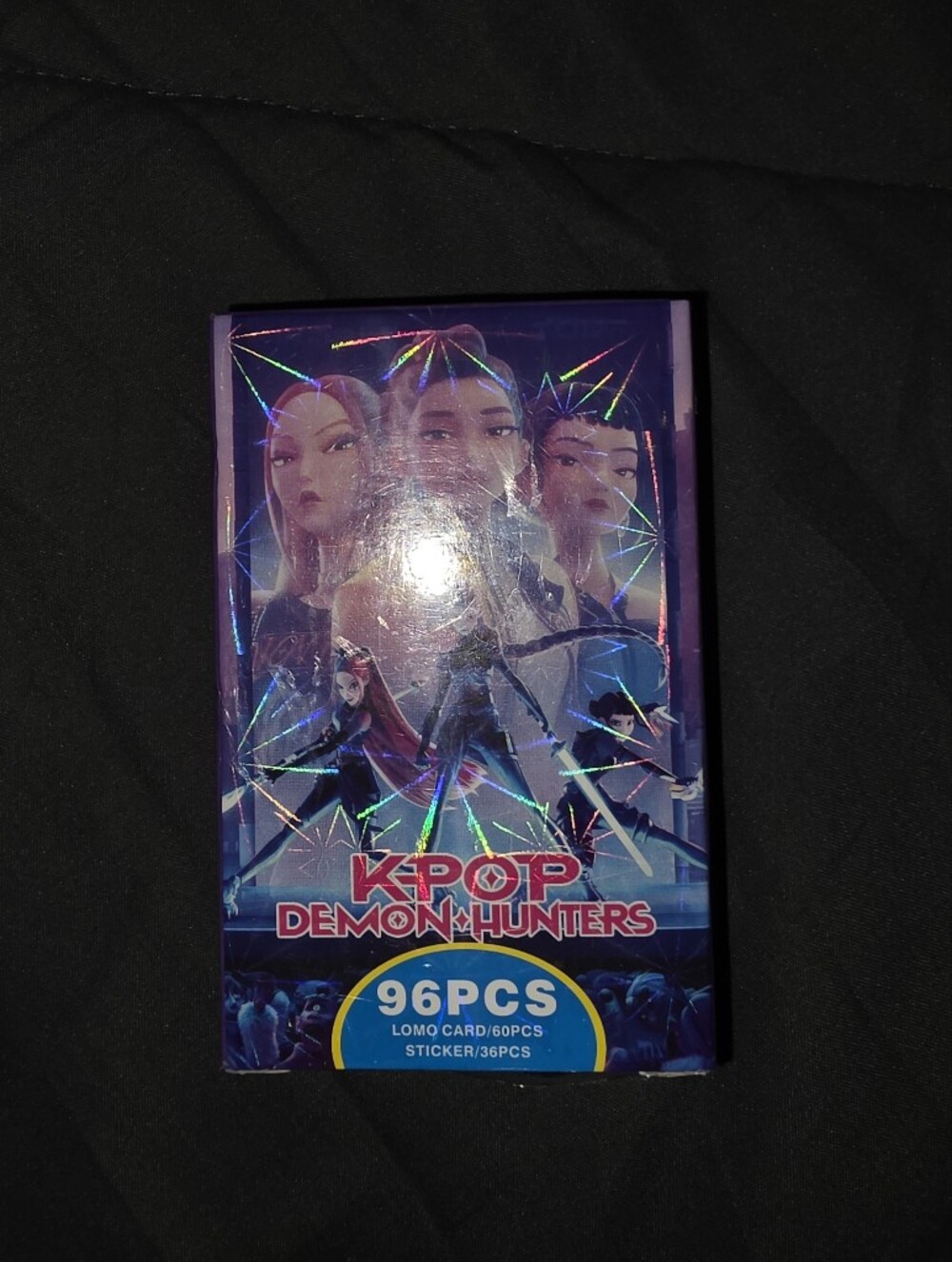 K-Pop Demon Hunters Sticker/Card Pack - Purple 96 Total New